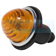 Lucas L594 Style Amber Indicator Lamp/Light *Glass Lens*